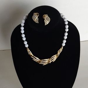 Ladies Jewelry Set Bohemian Style Feather Pattern